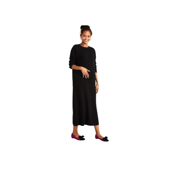 Hatch Wool Maternity long waffle Dress 